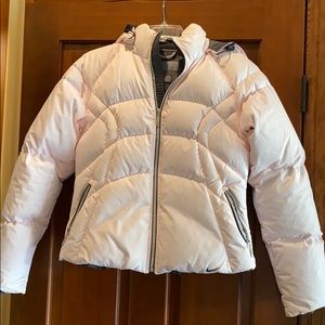 Pale pink Nike puffer jacket - size M